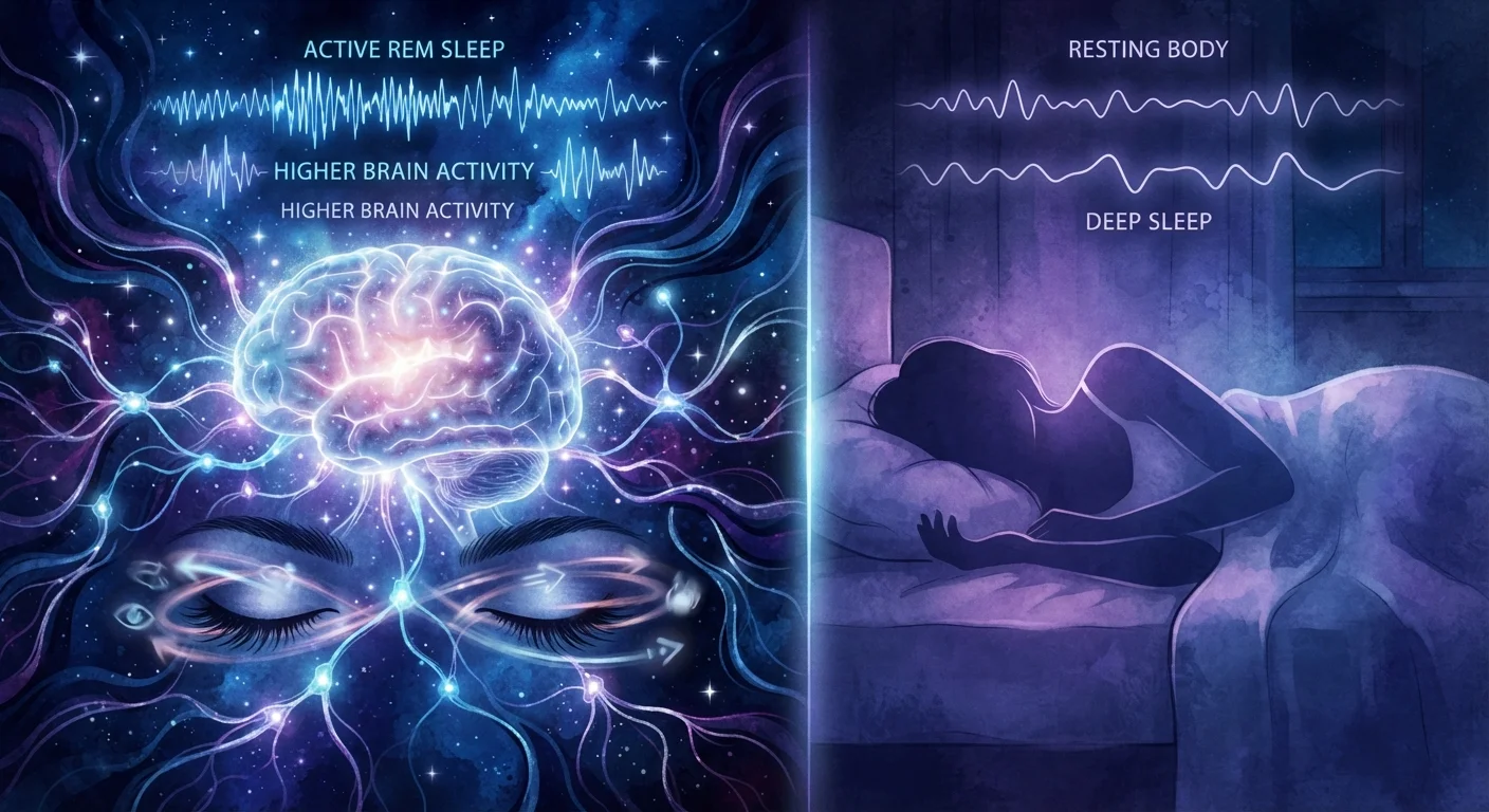 REM Sleep Decoded: Why Your Brain Gets Busier While Your Body Goes Still