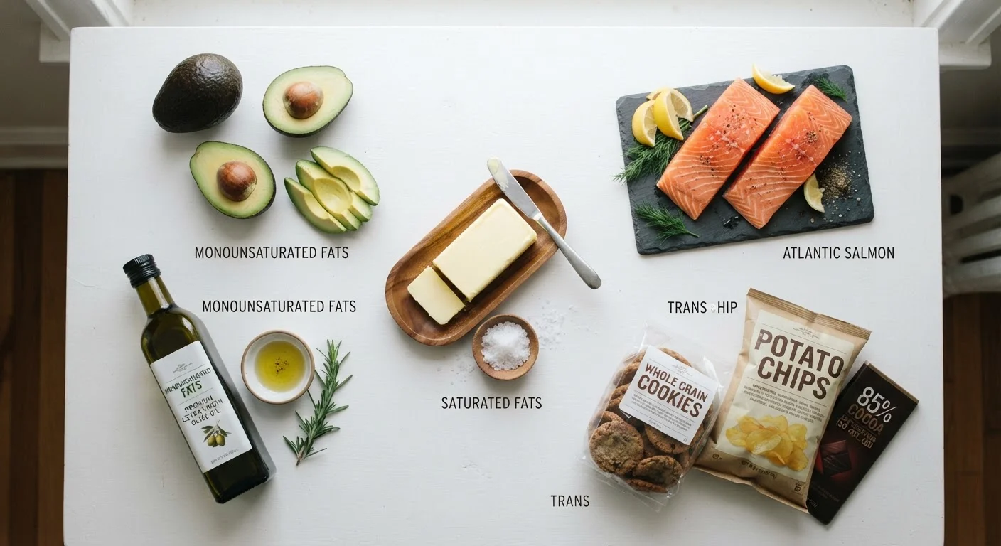 Saturated, Unsaturated, and Trans Fats: A Side-by-Side Look