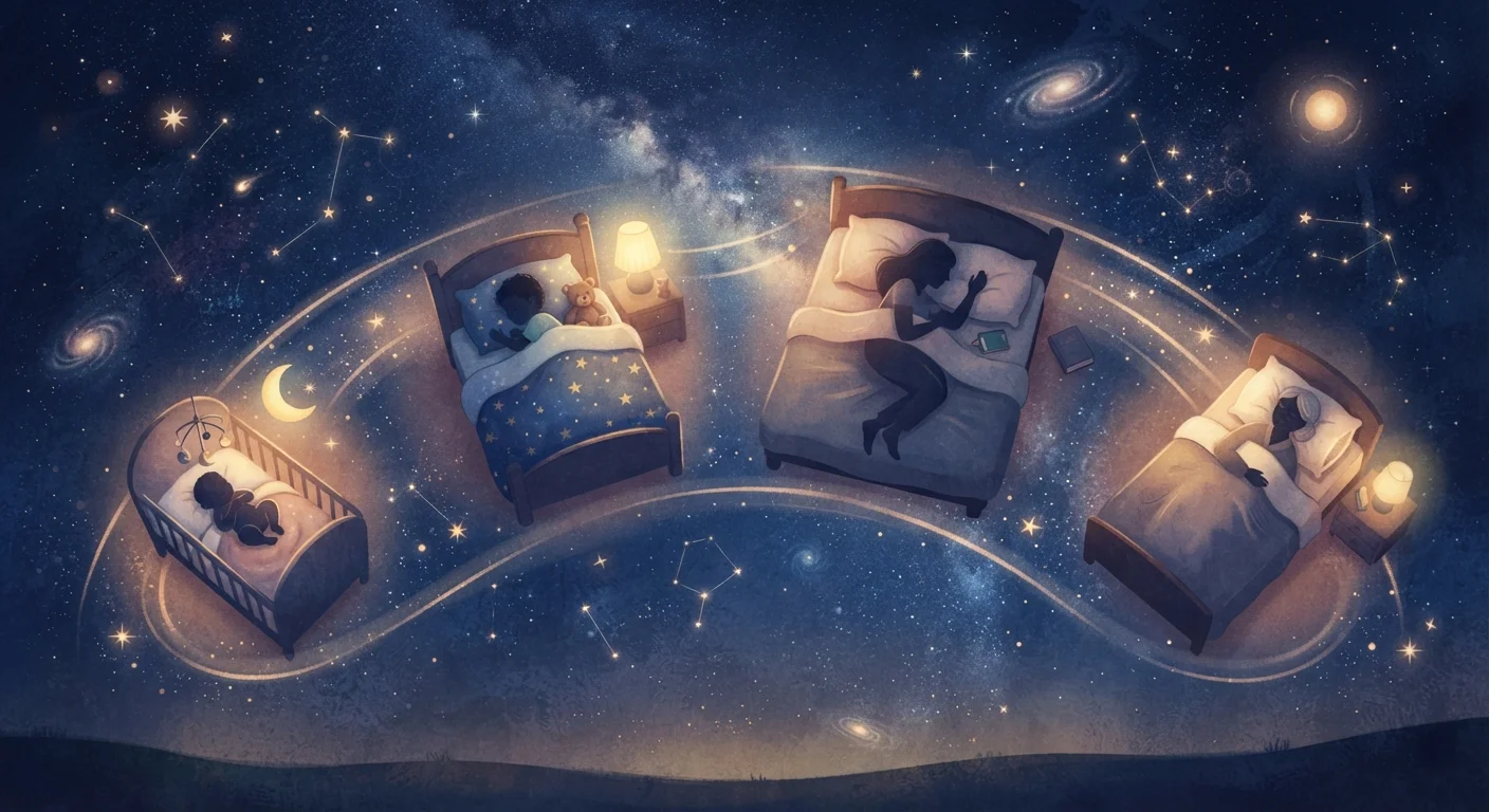 Sleep Across a Lifetime: How Biology Reshapes Your Rest From Infancy to Old Age