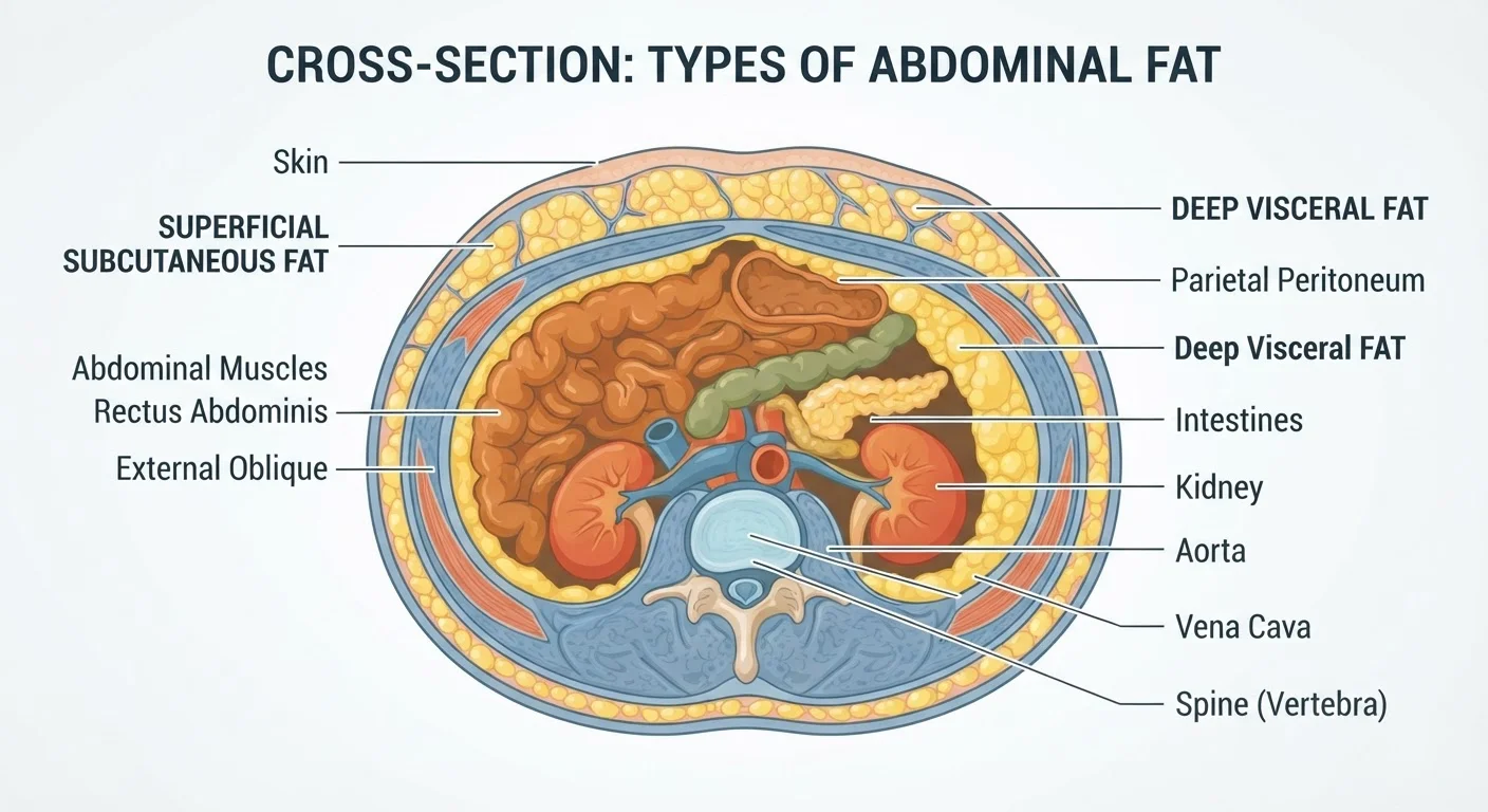 Visceral Fat vs. Subcutaneous Fat: A Plain-Language Breakdown